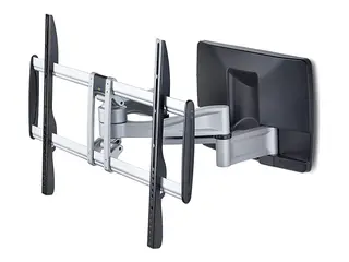 Startech - Monteringssett (veggmontering, 2 loddrette braketter) leddelt - for flatpanel - lav profil - aluminium, stål - skjermstørrelse: 32"-100" - veggmonterbar - TAA-samsvar