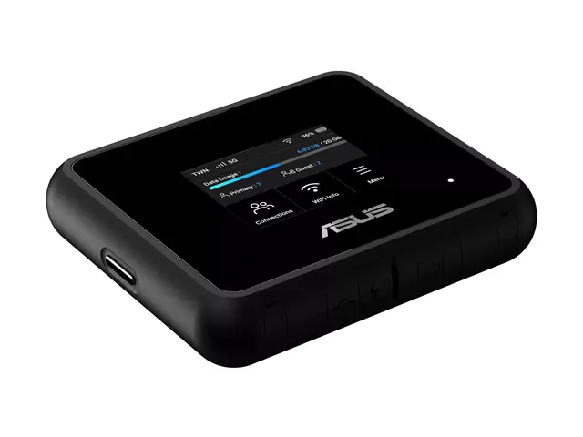 ASUS 5G-GO - Trådløs ruter - WWAN 1-portssvitsj - Wi-Fi 7 Multibån...