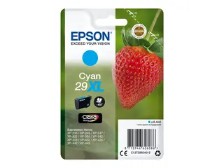 Epson 29XL - 6.4 ml - XL - cyan - original blære med RF/lyd-alarm - blekkpatron - for Expression Home XP-235, 245, 247, 255, 332, 335, 342, 345, 432, 435, 442, 445, 455