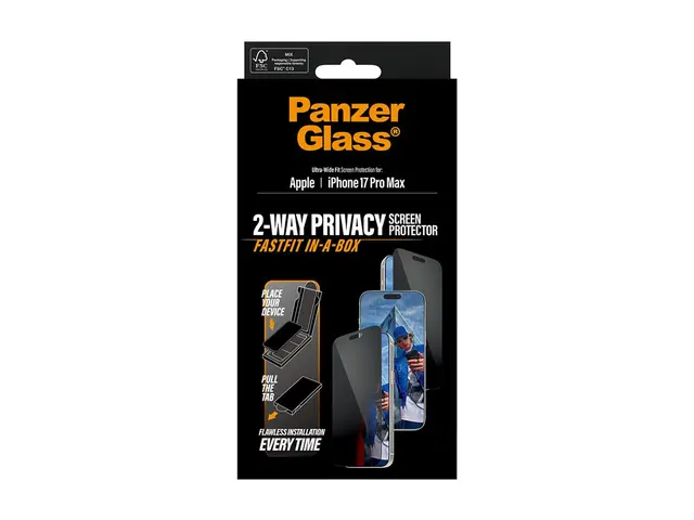PanzerGlass - Skjermbeskyttelse for mobiltelefon - ultra-wide fit ...