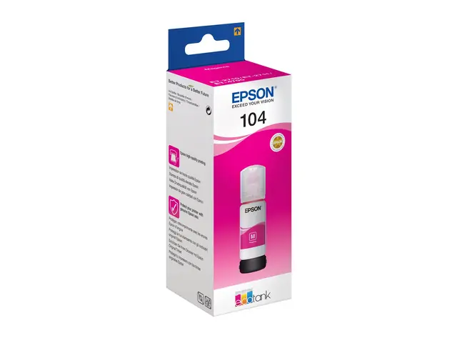 Epson EcoTank 104 - 65 ml magenta original blekkbeholder for ET-14...