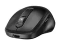 HP 515 - Mus - full st&#248;rrelse, ultra-rask oppladbar 5 knapper - tr&#229;dl&#248;s - 2.4 GHz - USB tr&#229;dl&#248;s mottaker - svart