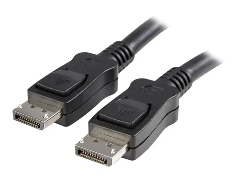StarTech.com 10 ft DisplayPort 1.2 Cable with Latches 4K x 2K (4096 x 2160) @ 60Hz - DPCP &amp; HDCP - Male to Male DP Video Monitor Cable (DISPLPORT10L) - DisplayPort-kabel - 3 m