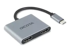 DICOTA 4-in-1 - dokkingstasjon - USB-C - HDMI