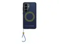 OtterBox Sole Series - Baksidedeksel for mobiltelefon robust - nylonstoff, polykarbonatlag, termoplastisk elastomer (TPE) - ekte stille (blå) - for Samsung Galaxy S26