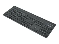 Targus EcoSmart - Tastatur - b&#230;rekraftig energiutvinning bakteriedrepende middel - bakgrunnsbelyst - tr&#229;dl&#248;s - Bluetooth 5.0 - QWERTY - Nordisk - tastsvitsj: Scissor-Key - svart - recycled packaging