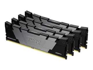 Kingston FURY Renegade - DDR4 - sett - 128 GB: 4 x 32 GB DIMM 288-pin / PC4-28800 - ikke-bufret