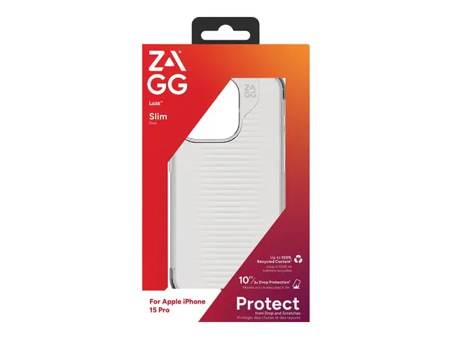 ZAGG Luxe - Baksidedeksel for mobiltelefon blank Apple iPhone 15 Pro
