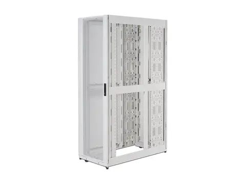 APC NetShelter SX - Rack skap - hvit - 42U 19" - TAA-samsvar - for P/N: SMT2200I2U-BR, SRT1000XLA, SRT1500XLA, SRT2200XLA, SRT3000XLA, SRT3000XLAUS