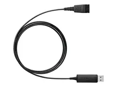 Jabra LINK 230 - Hodesettadapter - USB hann til Quick Disconnect