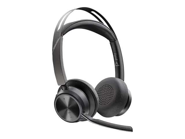 Poly Voyager Focus 2-M - Hodesett on-ear Bluetooth trådløs, kablet...