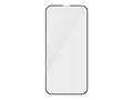 PanzerGlass - Skjermbeskyttelse for mobiltelefon ultra-bred passform med FASTFIT IN-A-BOX - glass - rammefarge svart - for Apple iPhone 13, 13 Pro, 14, 16e, 17e