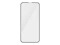 PanzerGlass - Skjermbeskyttelse for mobiltelefon ultra-bred passform med FASTFIT IN-A-BOX - glass - rammefarge svart - for Apple iPhone 13, 13 Pro, 14, 16e, 17e
