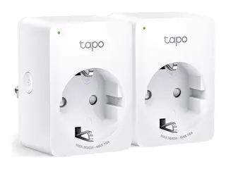 Tapo P110 V1.2 - Smartplugg - med energimonitor trådløs - 802.11b/g/n - 2.4 Ghz (en pakke 2)