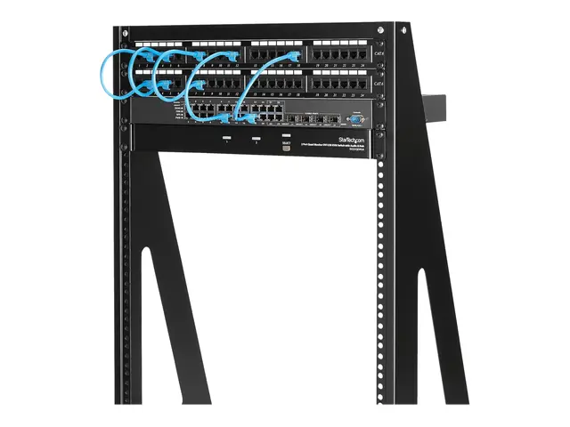 Startech 16U Open Frame Network Rack - 19" 2 Post Free Standing De...