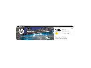 HP 981X - 116 ml - Høy ytelse - gul - original PageWide - blekkpatron - for PageWide Enterprise Color MFP 586; PageWide Managed Color E55650