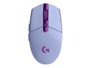 Logitech G G305 - Mus - optisk - 6 knapper tr&#229;dl&#248;s - 2.4 GHz - USB tr&#229;dl&#248;s mottaker - lilla