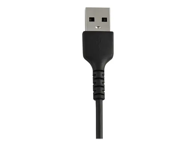 StarTech.com 15cm(6 in) Durable Black USB-A to Lightning Cable, He...