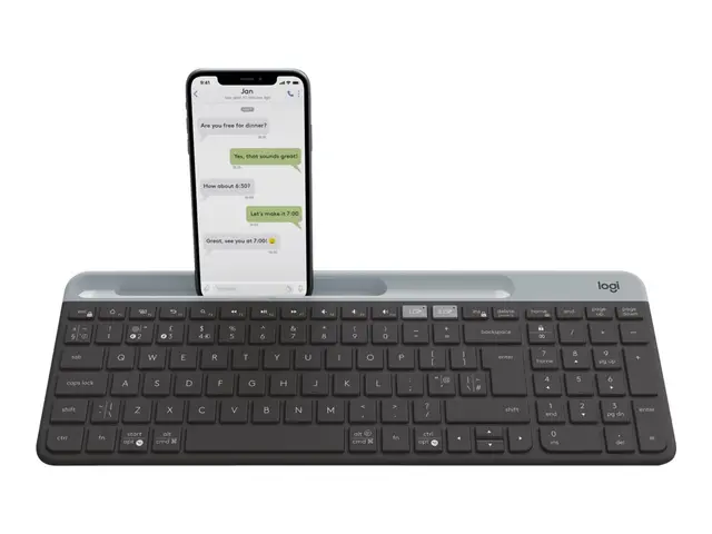 Logitech Slim Multi-Device K580 - Tastatur trådløs Bluetooth, 2.4 ...
