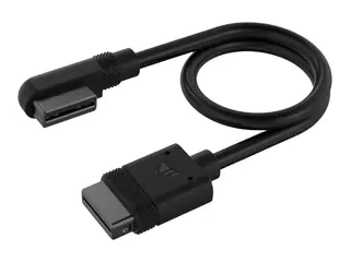 Corsair iCUE LINK - Strøm/data-kabel - CORSAIR iCUE link vinklet til CORSAIR iCUE link rett 20 cm (en pakke 2)