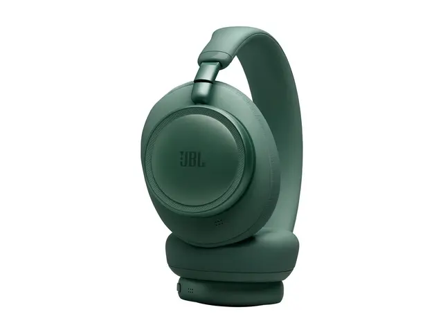 JBL LIVE 780NC - Hodetelefoner med mikrofon full størrelse - Bluetooth - trådløs, kablet - aktiv støydemping - 3,5 mm jakk - grønn 
