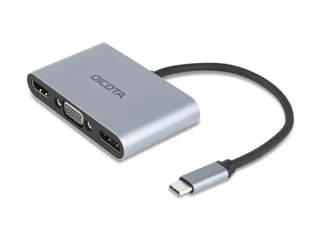 DICOTA 5-in-1 - dokkingstasjon - USB-C - DP, HDMI