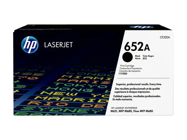 HP 652A - Svart - original - LaserJet - tonerpatron (CF320A) - for...