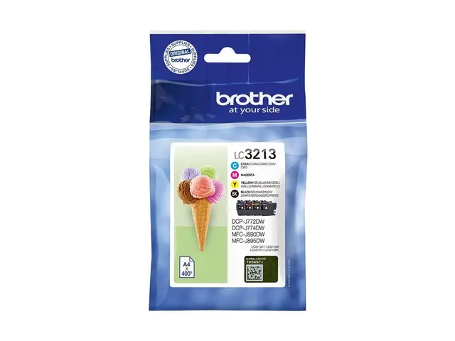 Brother LC3213 Value Pack - 4-pack svart, gul, cyan, magenta origi...
