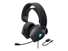 Alienware Gaming Headset AW520H - Hodesett full st&#248;rrelse - kablet - USB, 3,5 mm jakk - Dark Side of the Moon