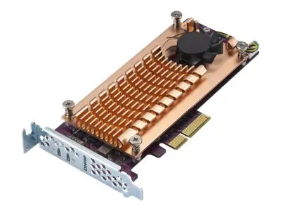 QNAP QM2-2P-244A - Diskkontroller - PCIe - lav profil - PCIe 2.0 x...