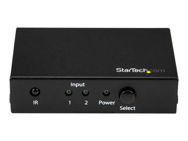 StarTech.com 2 Port HDMI Switch - 4K 60Hz - Supports HDCP - IR - H...
