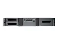 HPE StorageWorks MSL2024 - B&#229;ndbibliotek LTO Ultrium - maks antall stasjoner: 2 - kan monteres i rack - 2U - strekkodeleser - for ProLiant DL120 G7, DL120 G7 Base, DL120 G7 Entry, DL120 G7 Performance