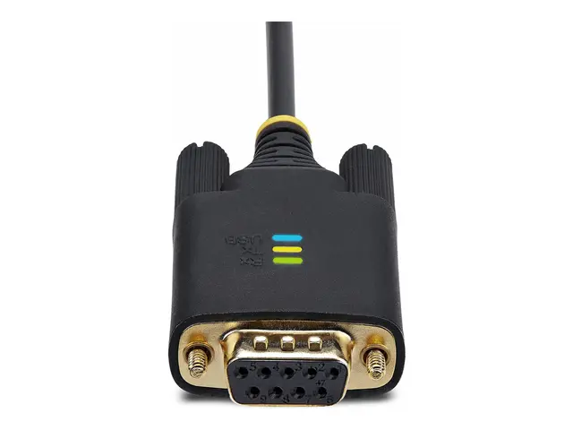 StarTech.com 10ft (3m) USB to Null Modem Serial Adapter Cable, Int...