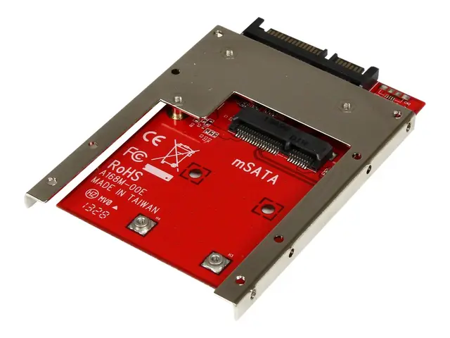 StarTech.com mSATA SSD to 2.5in SATA Adapter Converter - mSATA to ...
