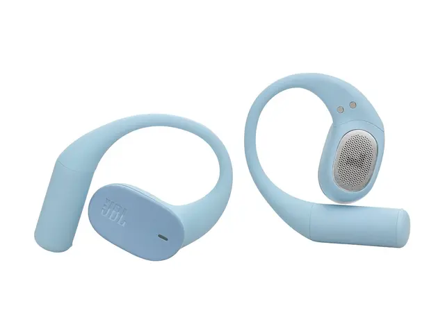JBL Sense Lite - True wireless-hodetelefoner med mikrofon åpent øre - over-øret-montering - Bluetooth - blå 
