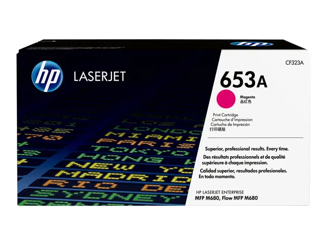 HP 653A - Magenta original LaserJet tonerpatron (CF323A) for Color...