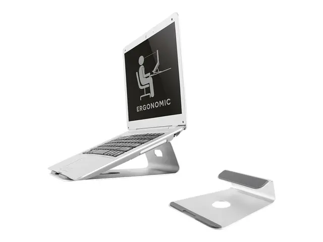 Neomounts NSLS025 - Stativ for notebook børstet aluminium sølv skj...