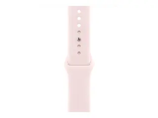 Apple - Bånd for smart armbåndsur - 46mm S/M-størrelse - bløt rosa - for Watch Hermès Series 9, SE 3, Series 10, Series 11, Series 8, Series 9, Ultra 2, Ultra 3