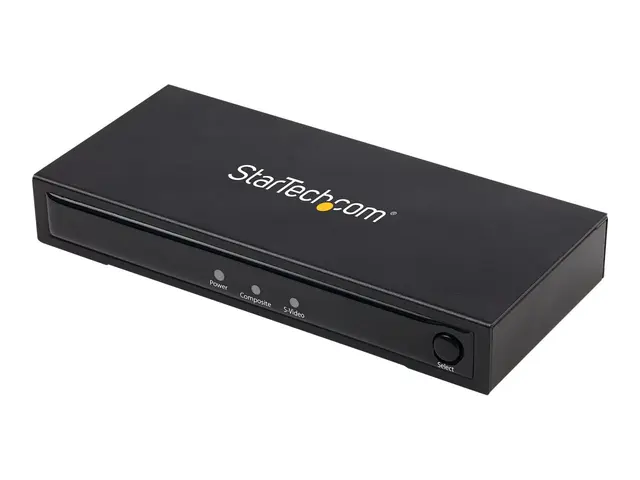 StarTech.com S-Video or Composite to HDMI Converter with Audio - 7...