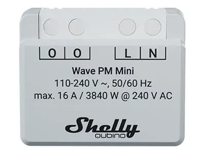 Shelly Wave PM Mini - Smartsvitsj - 1 kanal - trådløs - Z-Wave - 8...