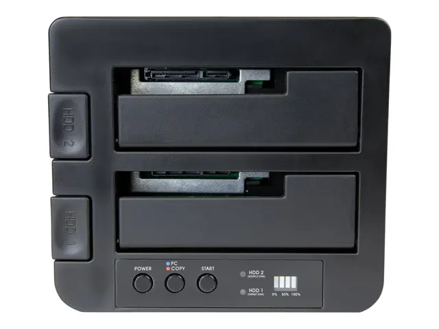 StarTech.com Standalone Hard Drive Duplicator, Dual Bay HDDSSD Clo...