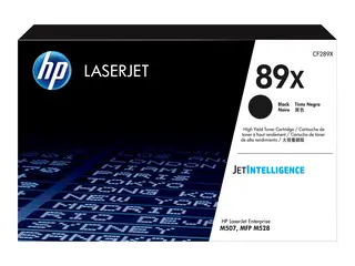 HP 89X - Høykapasitets - svart - original LaserJet - tonerpatron (CF289X) - for P/N: A29Z8A#BAZ