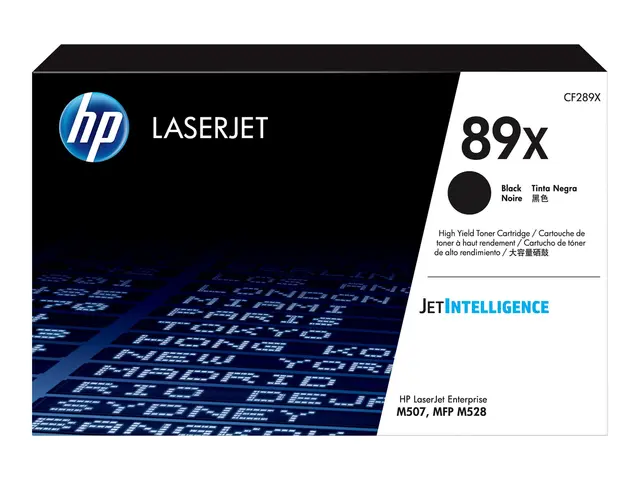 HP 89X - Høykapasitets svart original LaserJet tonerpatron (CF289X)
