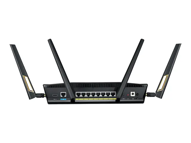 ASUS RT-AX88U - Trådløs ruter 8-portssvitsj 1GbE Wi-Fi 6 Dobbeltbånd