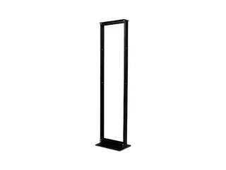 APC NetShelter 2 Post Open Frame Rack - Rack svart - 45U - 19" - for P/N: SMT750RM2UCNC, SMTL2K2RM2UCL, SMTL2K2RM2UCLNC, SMTL3KRM2UCL, SMTL3KRM2UCLNC