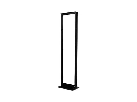 APC NetShelter 2 Post Open Frame Rack - Rack svart - 45U - 19" - for P/N: SMT750RM2UCNC, SMTL1000RM2UCUS, SMTL2K2RM2UCLNC, SMTL750RM2UCUS, SMX2000RMLV2U-US