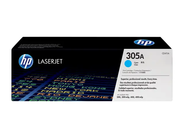 HP 305A - Cyan original LaserJet tonerpatron (CE411A) for Pro 300 ...