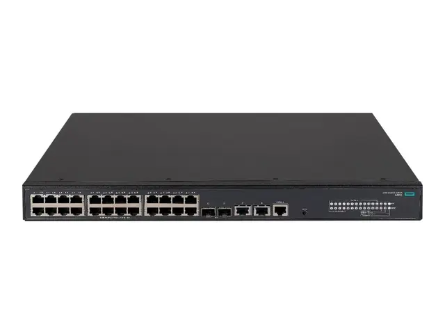 HPE FlexNetwork 5140 24G PoE+ 2SFP+ 2XGT EI - Switch - L3 - smart ...