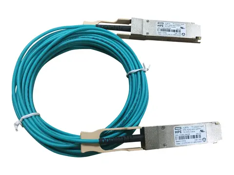 HPE X2A0 - Nettverkskabel - QSFP+ til QSFP+ 7 m - 7 m - fiberoptisk - aktiv - for FlexFabric 12900E, 12900E 36-Port, 12902E