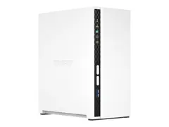 QNAP TS-233 - NAS-server - 2 br&#248;nner - SATA 6Gb/s RAID 0, 1, JBOD - RAM 2 GB - Gigabit Ethernet - iSCSI st&#248;tte